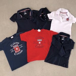 Bundle of 6 Creme de la Creme uniforms 4/5T(Girls)